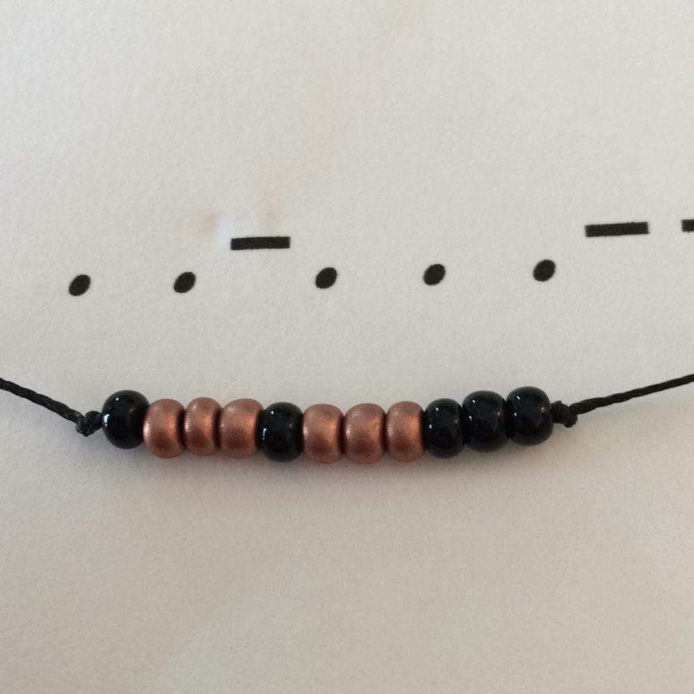 Dream Morse code bracelet - Picture 4 of 5